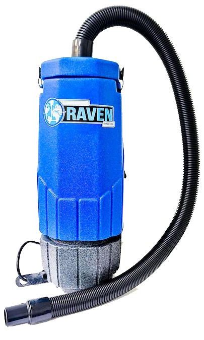 Sandia | Avenger Raven 6-Quart Backpack Vacuum | 802 Watts, 112 CFM, 1.5 HP, 1-Stage Motor Backpack Vacuum Sandia Products Machine Only  
