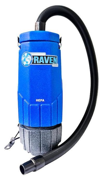 Sandia | HEPA Raven 6-Quart Backpack Vacuum | 1122 Watts, 150 CFM, 1.5 HP, 1-Stage Motor Backpack Vacuum Sandia Products Machine Only  