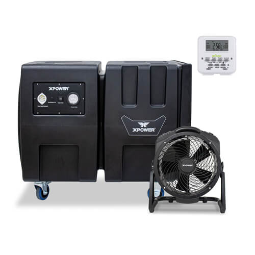XPOWER | Everest PLUS Programmable Sanitizing System (PSS), 2000 CFM HEPA Air Purifier, Air Mover + Ozone Generator XPOWER - PSS PACKAGES XPOWER   