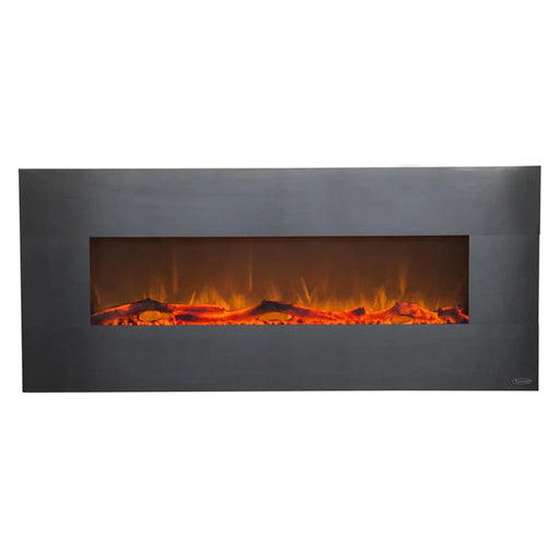 Touchstone | Onyx Stainless 50" Wall Mounted Electric Fireplace, Stainless Steel Touchstone - Electric Fireplace Touchstone   