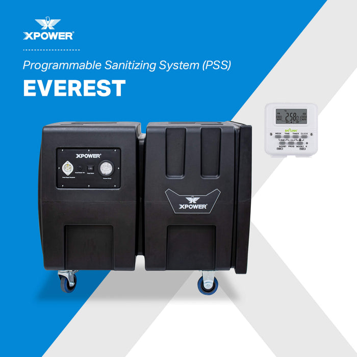 XPOWER | Everest Programmable Sanitizing System (PSS), 2000 CFM HEPA Air Purifier XPOWER - PSS PACKAGES XPOWER   