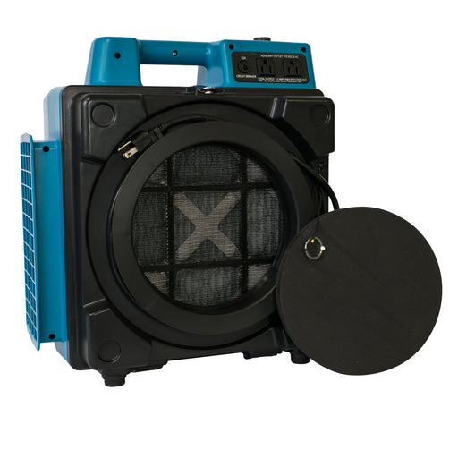 XPOWER | X-2480A Professional 5-Speed, 3-Stage HEPA Mini Air Scrubber XPOWER - Air Scrubber XPOWER Blue  