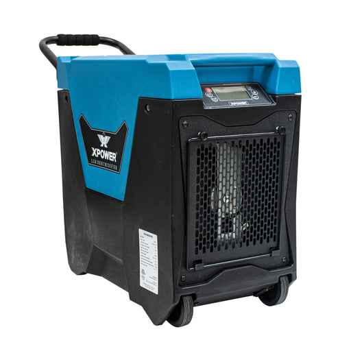 XPOWER | XD-85L2 | Commercial LGR Dehumidifier with Automatic Purge Pump, Drainage Hose, Handle and Wheels XPOWER - LGR Dehumidifier XPOWER Blue  