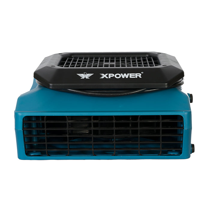 XPOWER | PL-700A-Blue | 1/3 HP, 1050 CFM, 2.8 Amps, 3-Speed Low Profile Air Mover XPOWER - Low Profile Air Mover XPOWER   