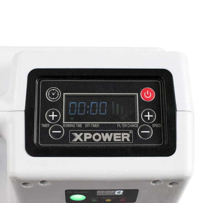 XPOWER | X-2830 | Professional 5-Speed, 4-Stage HEPA Mini Air Scrubber XPOWER - Air Scrubber XPOWER   