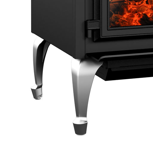 Empire Stove | Gateway 2300 Nickel Queen Anne Legs with Ash Pan Empire Stove - Add Ons Empire Stove   