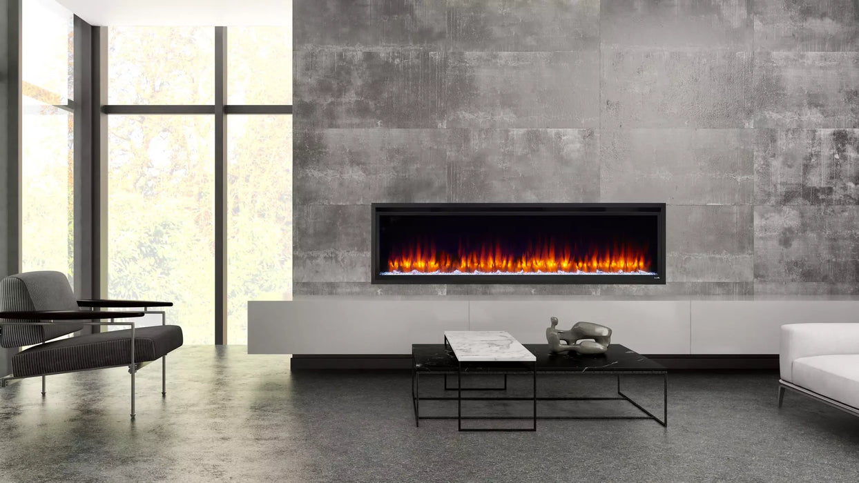 Simplifire | Allusion Platinum 60" Electric Fireplace Simplifire - Electric Fireplace Simplifire   