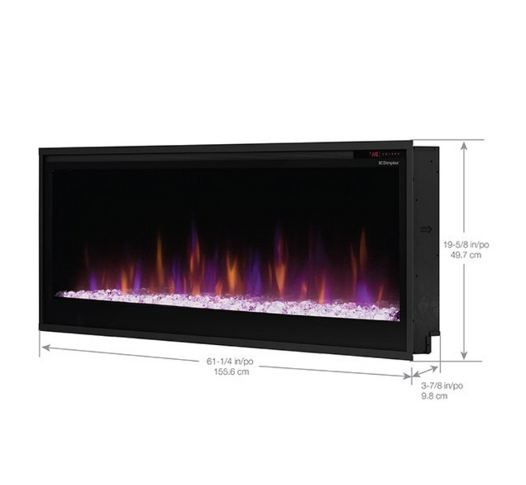 Dimplex | 60" Multi-Fire Slim Built-in Linear Electric Fireplace Dimplex Dimplex   