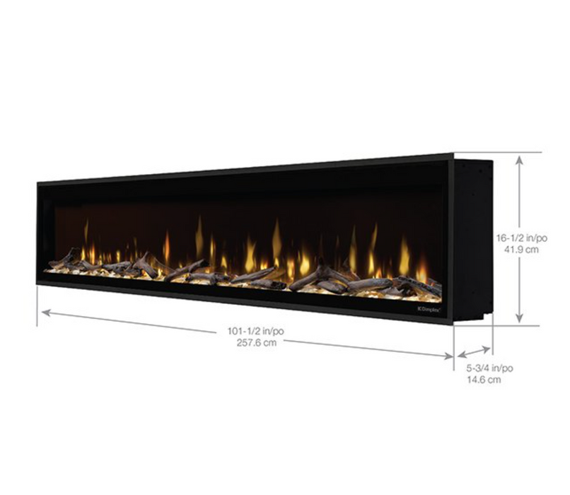 Dimplex | Ignite Evolve 100" Built-in Linear Electric Fireplace EVO100 Dimplex Dimplex   