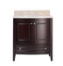 Laviva | Estella 32" Brown Bathroom Vanity with Jerusalem Gold Marble Countertop Laviva - Vanities Laviva   