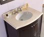 Laviva | Estella 32" Brown Bathroom Vanity with Jerusalem Gold Marble Countertop Laviva - Vanities Laviva   