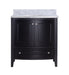 Laviva | Estella 32" Espresso Bathroom Vanity with White Carrara Marble Countertop Laviva - Vanities Laviva   