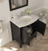 Laviva | Estella 32" Espresso Bathroom Vanity with White Carrara Marble Countertop Laviva - Vanities Laviva   