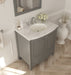 Laviva | Estella 32" Grey Bathroom Vanity with White Carrara Marble Countertop Laviva - Vanities Laviva   