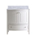 Laviva | Estella 32" White Bathroom Vanity with White Carrara Marble Countertop Laviva - Vanities Laviva   