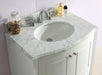 Laviva | Estella 32" White Bathroom Vanity with White Carrara Marble Countertop Laviva - Vanities Laviva   