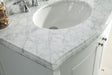 Laviva | Estella 32" White Bathroom Vanity with White Carrara Marble Countertop Laviva - Vanities Laviva   