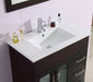 Laviva | Nova 32" Brown Bathroom Vanity with White Ceramic Basin Countertop Laviva - Vanities Laviva   