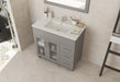 Laviva | Nova 36" Grey Bathroom Vanity with White Ceramic Basin Countertop Laviva - Vanities Laviva   