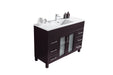 Laviva | Nova 48" Brown Bathroom Vanity with White Ceramic Basin Countertop Laviva - Vanities Laviva   