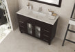 Laviva | Nova 48" Brown Bathroom Vanity with White Ceramic Basin Countertop Laviva - Vanities Laviva   