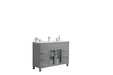 Laviva | Nova 48" Grey Bathroom Vanity with White Ceramic Basin Countertop Laviva - Vanities Laviva   