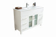 Laviva | Nova 48" White Bathroom Vanity with White Ceramic Basin Countertop Laviva - Vanities Laviva   