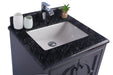 Laviva | Odyssey 24" Maple Grey Bathroom Vanity with Black Wood Marble Countertop Laviva - Vanities Laviva   