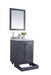 Laviva | Odyssey 24" Maple Grey Bathroom Vanity with Black Wood Marble Countertop Laviva - Vanities Laviva   