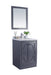 Laviva | Odyssey 24" Maple Grey Bathroom Vanity with White Carrara Marble Countertop Laviva - Vanities Laviva   