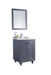 Laviva | Odyssey 24" Maple Grey Bathroom Vanity with White Quartz Countertop Laviva - Vanities Laviva   