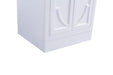 Laviva | Odyssey 24" White Bathroom Vanity with Matte White VIVA Stone Solid Surface Countertop Laviva - Vanities Laviva   