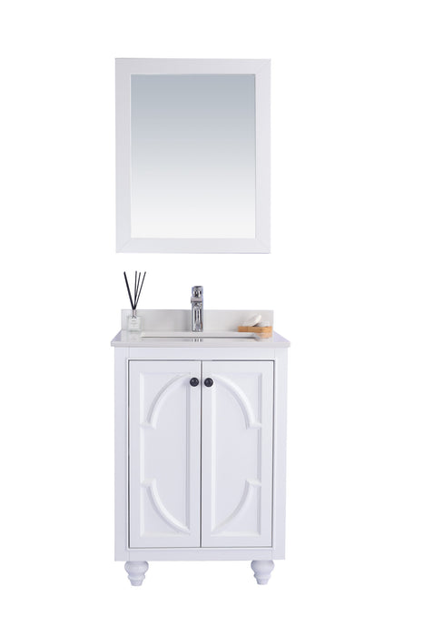 Laviva | Odyssey 24" White Bathroom Vanity with White Quartz Countertop Laviva - Vanities Laviva   