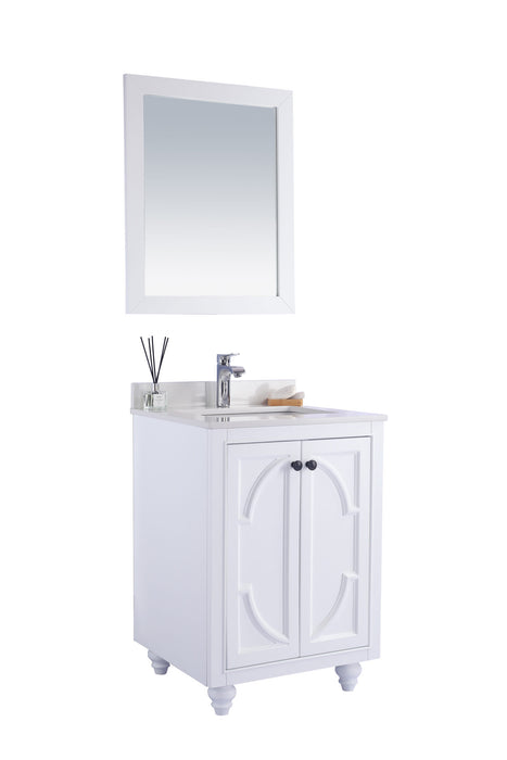 Laviva | Odyssey 24" White Bathroom Vanity with White Quartz Countertop Laviva - Vanities Laviva   