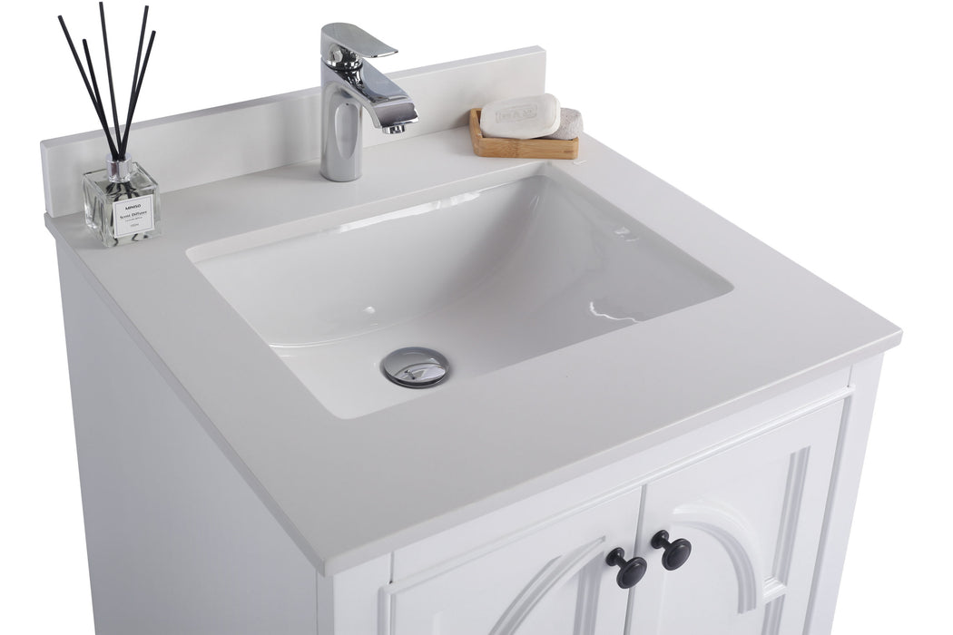 Laviva | Odyssey 24" White Bathroom Vanity with White Quartz Countertop Laviva - Vanities Laviva   