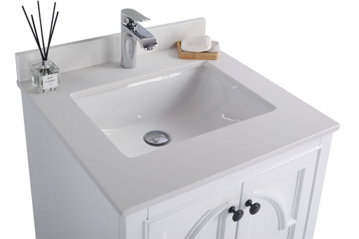 Laviva | Odyssey 24" White Bathroom Vanity with White Quartz Countertop Laviva - Vanities Laviva   