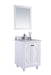 Laviva | Odyssey 24" White Bathroom Vanity with White Stripes Marble Countertop Laviva - Vanities Laviva   