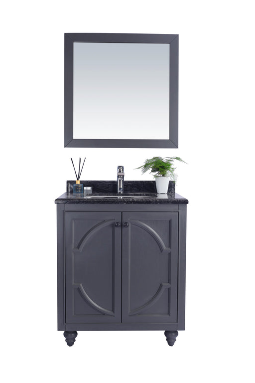 Laviva | Odyssey 30" Maple Grey Bathroom Vanity with Black Wood Marble Countertop Laviva - Vanities Laviva   