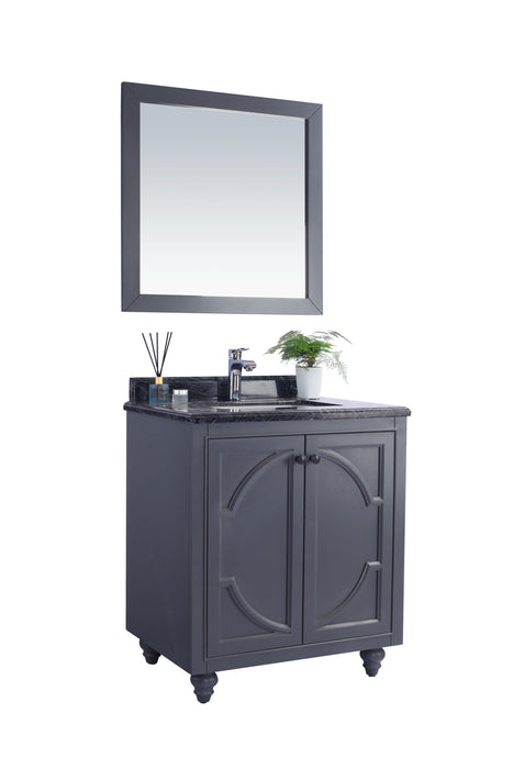 Laviva | Odyssey 30" Maple Grey Bathroom Vanity with Black Wood Marble Countertop Laviva - Vanities Laviva   