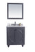 Laviva | Odyssey 30" Maple Grey Bathroom Vanity with White Stripes Marble Countertop Laviva - Vanities Laviva   