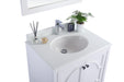 Laviva | Odyssey 30" White Bathroom Vanity with Pure White Phoenix Stone Countertop Laviva - Vanities Laviva   