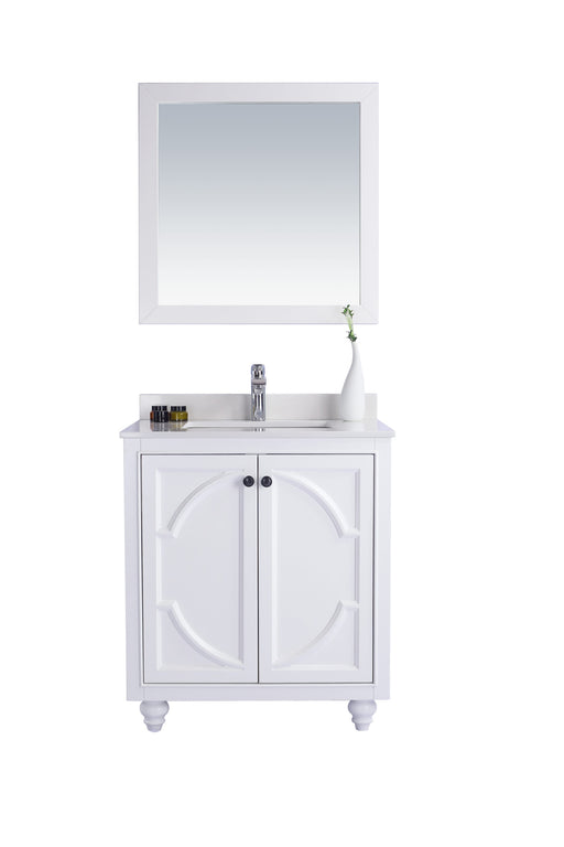 Laviva | Odyssey 30" White Bathroom Vanity with White Quartz Countertop Laviva - Vanities Laviva   