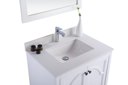 Laviva | Odyssey 30" White Bathroom Vanity with White Quartz Countertop Laviva - Vanities Laviva   