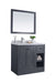 Laviva | Odyssey 36" Maple Grey Bathroom Vanity with Black Wood Marble Countertop Laviva - Vanities Laviva   