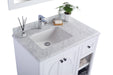 Laviva | Odyssey 36" White Bathroom Vanity with White Carrara Marble Countertop Laviva - Vanities Laviva   