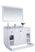 Laviva | Odyssey 48" White Bathroom Vanity with Black Wood Marble Countertop Laviva - Vanities Laviva   