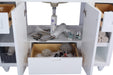 Laviva | Odyssey 48" White Bathroom Vanity with Matte White VIVA Stone Solid Surface Countertop Laviva - Vanities Laviva   