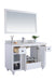 Laviva | Odyssey 48" White Bathroom Vanity with Matte White VIVA Stone Solid Surface Countertop Laviva - Vanities Laviva   