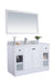 Laviva | Odyssey 48" White Bathroom Vanity with White Carrara Marble Countertop Laviva - Vanities Laviva   