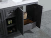 Laviva | Odyssey 60" Maple Grey Double Sink Bathroom Vanity with White Carrara Marble Countertop Laviva - Vanities Laviva   